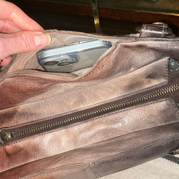 NWT Bed Stu Rockababy Leather Satchel Shoulder Crossbody Bag Starry Night $300 - Picture 11 of 15